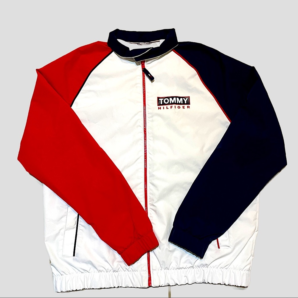 ESSENTIAL COLORBLOCK TOMMY JACKET Size:Medium